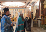 В день особого почитания иконы Божией Матери «Знамение» митрополит Георгий совершил Божественную литургию на Патриаршем подворье Дивеевского монастыря в Москве