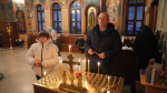 В день особого почитания иконы Божией Матери «Знамение» митрополит Георгий совершил Божественную литургию на Патриаршем подворье Дивеевского монастыря в Москве