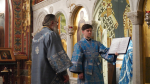 В день особого почитания иконы Божией Матери «Знамение» митрополит Георгий совершил Божественную литургию на Патриаршем подворье Дивеевского монастыря в Москве
