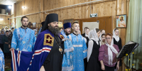 Епископ Парамон совершил Божественную литургию в храме в честь иконы Божией Матери «Знамение» в поселке Керженец - Нижегородская епархия