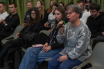 В День Героев Отечества ветеран СВО Юрий Головин встретился с молодежью в Доме народного единства
