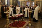 В Алексеевском храме состоялось отпевание профессора и многолетнего преподавателя семинарии Владимира Михайловича Строгецкого