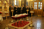 В Алексеевском храме состоялось отпевание профессора и многолетнего преподавателя семинарии Владимира Михайловича Строгецкого