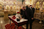 В Алексеевском храме состоялось отпевание профессора и многолетнего преподавателя семинарии Владимира Михайловича Строгецкого