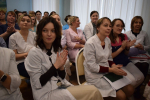 Новогоднее поздравление приняли врачи в Советском районе
