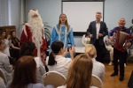Новогоднее поздравление приняли врачи в Советском районе