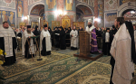 Всенощное бдение в Серафимо-Дивеевском монастыре возглавил епископ Щигровский и Мантуровский Феогност