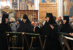 Всенощное бдение в Серафимо-Дивеевском монастыре возглавил епископ Щигровский и Мантуровский Феогност