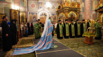 Сонм архипастырей Русской Православной Церкви совершил вечернее богослужение в Серафимо-Дивеевском монастыре