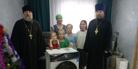 В Лысковской епархии малообеспеченные семьи и пенсионеры получили рождественские подарки от митрополита Георгия - Нижегородская епархия