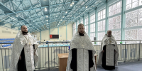 Клирики Нагорного благочиния совершили молебен в спортивной школе олимпийского резерва «Дельфин» - Нижегородская епархия