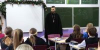 Помощник благочинного Богородского округа провел духовную беседу с учениками школы №7 - Нижегородская епархия