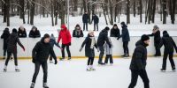 От одиночества к дружбе: мастер-класс по катанию на коньках в -20°C объединил соседей в парке - ProGorodNN.Ru