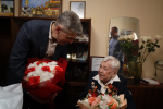 101-й день рождения отметила участница Великой Отечественной войны Александра Алексеевна Нестеренко