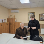 В центральном храме Московского благочиния состоялась встреча с жителем блокадного Ленинграда Борисом Белогубом