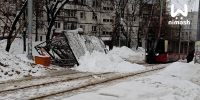 В Нижнем Новгороде обрушилась трамвайная остановка - Открытый Нижний