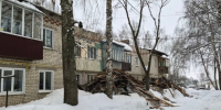 Снег проломил крышу жилого дома на Октябрьской в Нижегородской области - ProGorodNN.Ru