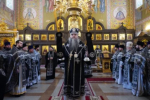 В день памяти преподобного Варнавы Гефсиманского митрополит Георгий возглавил литургию Преждеосвященных Даров в Выксунском Иверском женском монастыре