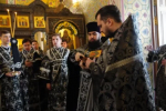 В день памяти преподобного Варнавы Гефсиманского митрополит Георгий возглавил литургию Преждеосвященных Даров в Выксунском Иверском женском монастыре