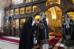 В день памяти преподобного Варнавы Гефсиманского митрополит Георгий возглавил литургию Преждеосвященных Даров в Выксунском Иверском женском монастыре