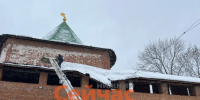 Снег обрушил крышу нижегородского кремля - ИА Нижний сейчас