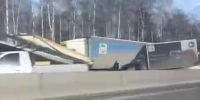 Пробка образовалась на трассе М-7 под Нижним Новгородом из-за ДТП - фото 1 - vGorodeN.Ru