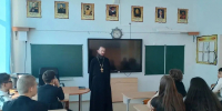 Благочинный Дальнеконстантиновского округа посетил Муравьихинскую среднюю школу - Нижегородская епархия