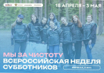 Нижегородская область присоединится к Всероссийской неделе субботников Мы за чистоту