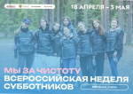 Субботники пройдут в Нижегородской области с 18 апреля по 3 мая
