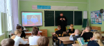 Клирик Дальнеконстантиновского благочиния провел духовную беседу с четвероклассниками