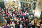 В праздник Воскресения Христова епископ Парамон возглавил богослужения в Городецком Феодоровском мужском монастыре