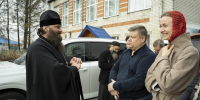 Епископ Парамон поздравил с Пасхой Христовой сотрудников и пациентов психоневрологического интерната - Нижегородская епархия