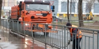 Дороги, пешеходные зоны и остановки общественного транспорта моют с шампунем в Советском районе - Газета День города. Нижний Новгород