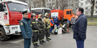 Смотры готовности сводных отрядов пожаротушения начались в районах Нижнего Новгорода - Администрация г. Нижний Новгород