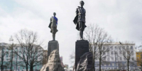 Тактильный макет памятника Горькому снова установили в Нижнем Новгороде - НИА Нижний Новгород