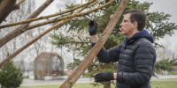 Глава Нижнего Новгорода Юрий Шалабаев вместе с кстовчанами принял участие в общегородском субботнике в парке «Юбилейный» - Администрация г. Нижний Новгород