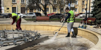 Парки и скверы Московского района Нижнего Новгорода, благоустроенные по нацпроекту «Инфраструктура для жизни», приводят в порядок в рамках месячника по благоустройству - Газета День города. Нижний Новгород