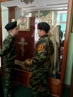 Воспитанники военно-патриотической дружины Дальнеконстантиновского благочиния посетили Нижний Новгород