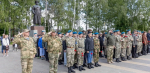 Первая летняя смена военно-патриотического лагеря «Хочу стать десантником» стартовала на площади Маршала Жукова в Нижнем Новгороде