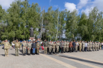 Первая летняя смена военно-патриотического лагеря «Хочу стать десантником» стартовала на площади Маршала Жукова в Нижнем Новгороде