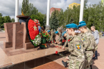 Первая летняя смена военно-патриотического лагеря «Хочу стать десантником» стартовала на площади Маршала Жукова в Нижнем Новгороде