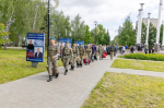 Первая летняя смена военно-патриотического лагеря «Хочу стать десантником» стартовала на площади Маршала Жукова в Нижнем Новгороде