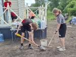 Прихожане Серафимовского храма Воскресенского благочиния Нижегородской епархии потрудились в Георгиевской часовне села Юрьевец