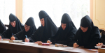 В Серафимо-Дивеевском монастыре сдача зачета по Новому Завету
