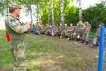 42 парашюта раскрыли в небе воспитанники первой смены нижегородского лагеря «Хочу стать десантником»