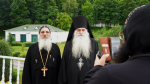Делегация представителей монашества Коптской Церкви посетила святыни Вознесенского Печерского монастыря