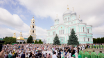 Святейший Патриарх Кирилл совершил Божественную литургию в Серафимо-Дивеевском монастыре