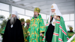 Святейший Патриарх Кирилл совершил Божественную литургию в Серафимо-Дивеевском монастыре