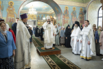 В праздник Преображения Господня управляющий Городецкой епархией возглавил Божественную литургию в Крестовоздвиженском монастыре села Быдреевка