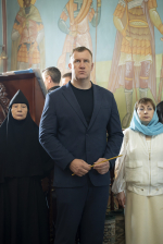 В праздник Преображения Господня управляющий Городецкой епархией возглавил Божественную литургию в Крестовоздвиженском монастыре села Быдреевка